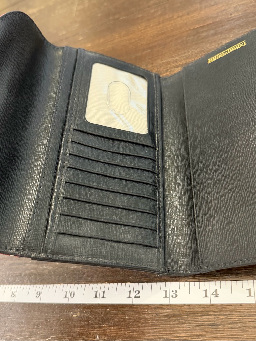 Dooney & Bourke Alabama Crimson Tide Red and Black Logo Wallet - Picture 6 of 9